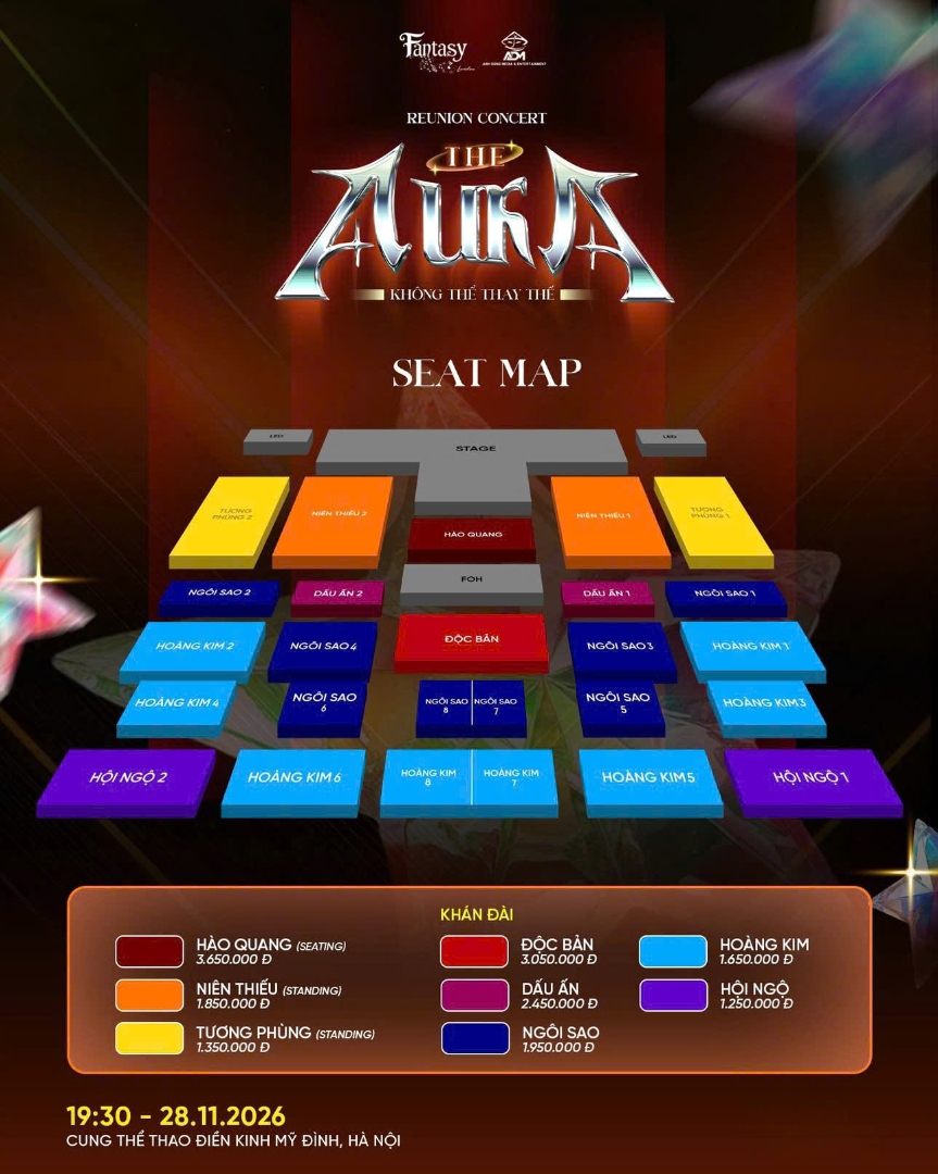 The Aura - Không Thể Thay Thế: Isaac - Jun Phạm - Will - S.T Sơn Thạch - sơ đồ sự kiện 1